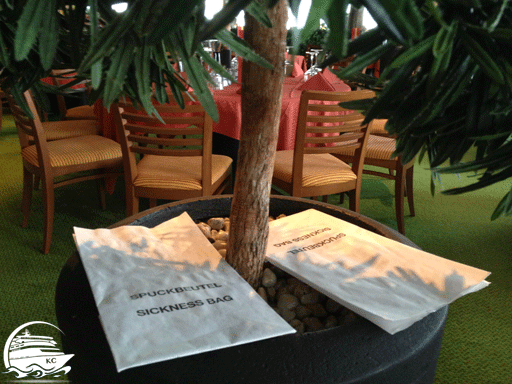 Spuckbeutel für alle Fälle Seekrank - Spuckbeutel für den Notfall