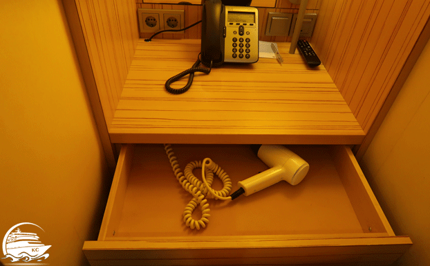 Föhn auf der Kabine AIDA - Verbotene Gegenstände an Bord - Föhn