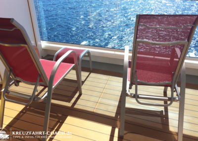 aidaperla kabine 9285 verandakomfort 2 baeder balkon