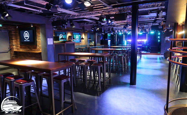 Blick in die Rock Box Bar AIDAnova Rock Box Bar - Blick in die Rock Box Bar