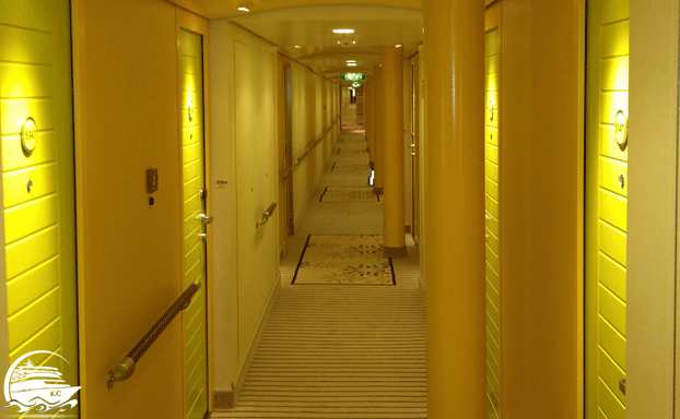 Flur auf AIDAstella Meine erste Kreuzfahrt - Flur auf AIDAstella