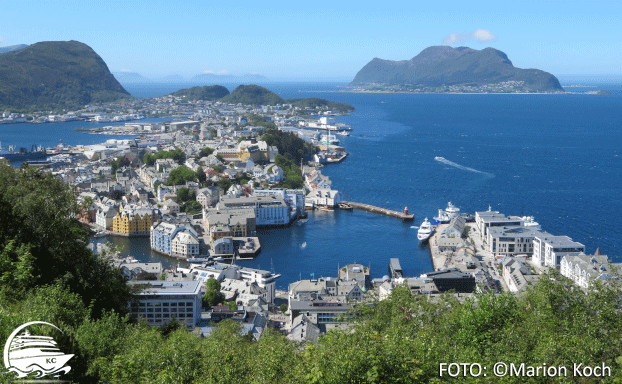 Blick vom Aksla auf Ålesund Ausflugstipps Ålesund - Blick vom Aksla auf Ålesund