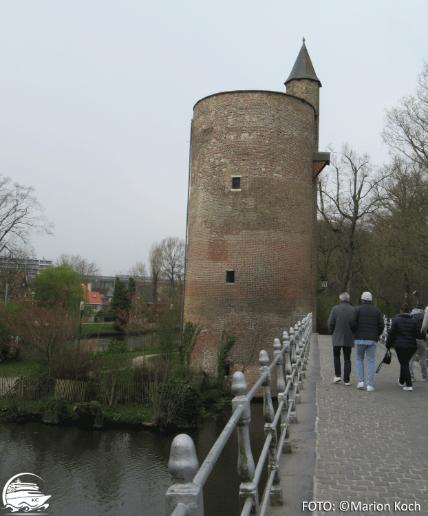 Schießpulverturm und Minnewaterbrücke Ausflugstipps Zeebrügge / Brügge - Schießpulverturm und Minnewaterbrücke