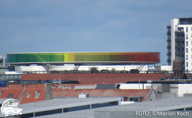 Regenbogen-Skywalk des ARoS Kunstmuseum Ausflugstipps Aarhus - Regenbogen-Skywalk des ARoS Kunstmuseum