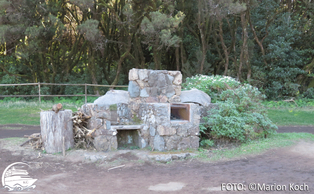 Ausflugstipps La Gomera - La Laguna Grande - Grillplatz
