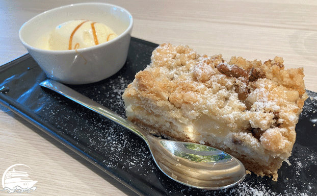 Nachtisch AIDAcosma Restaurants Erfahrungen - Best Burger - Nachtisch