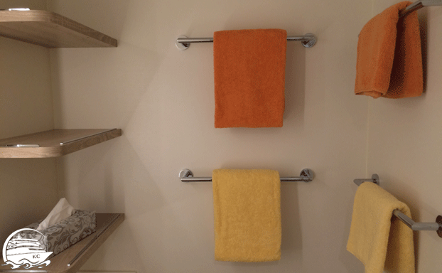 Handtücher AIDA Kabinen Ausstattung - Handtücher