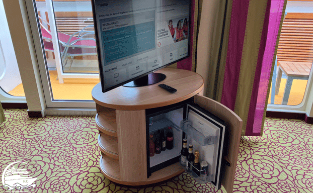 Minibar AIDA Kabinen Ausstattung - Minibar