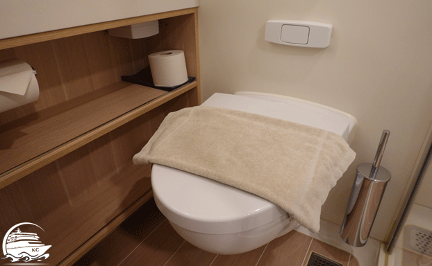 Toilette AIDA Kabinen Ausstattung - Toilette