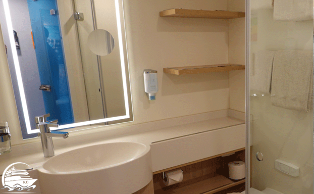 Waschtisch im Bad AIDA Kabinen Ausstattung - Waschtisch im Bad