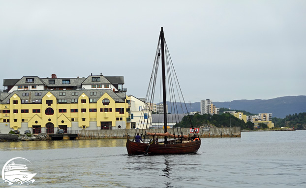Wikingerboot in Ålesund Ålesund Ausflug - Wikingerboot in Ålesund