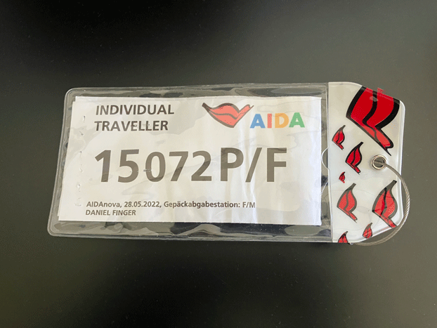 AIDA Kofferbandarole 15072 P/F AIDA Kofferbandarole
