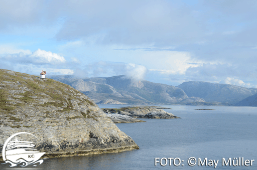 Landschaft in Norwegen. Mit Hurtigruten durch die Landschaft in Norwegen.