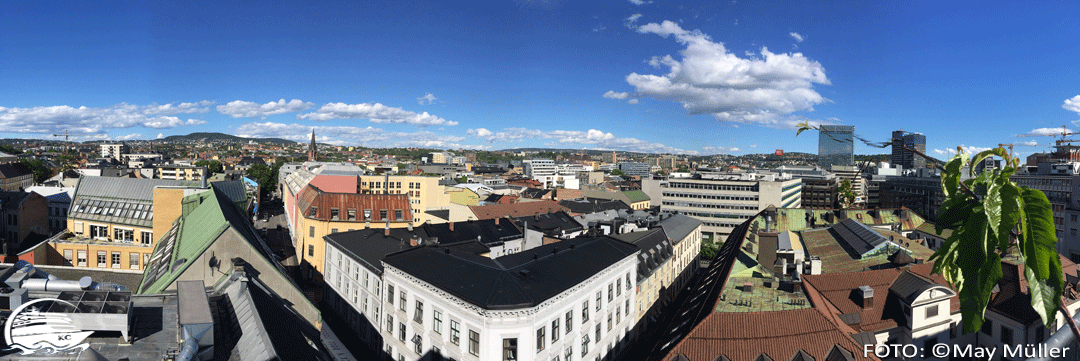 Oslo auf eigene Faust Über den Dächern von Oslo