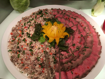 AIDAblu - Lecker essen... Gemüsereis & Roast Beef