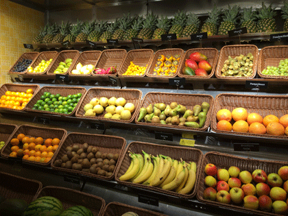 AIDAprima Restaurants – Teil 1 - Buffet Restaurants 1 Große Früchteauswahl im Marktrestaurant