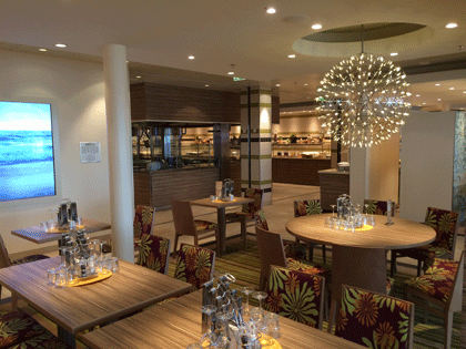 AIDA Schiffsbesichtigung 4 Blick ins Weite Welt Restaurant